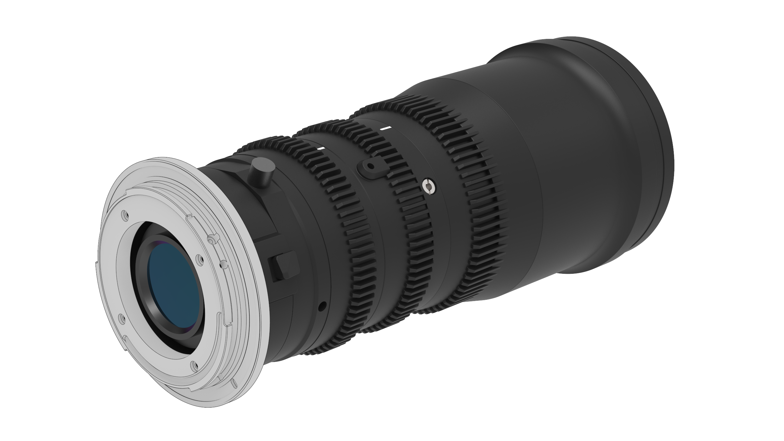 Custom lens adapter on MK zoom model