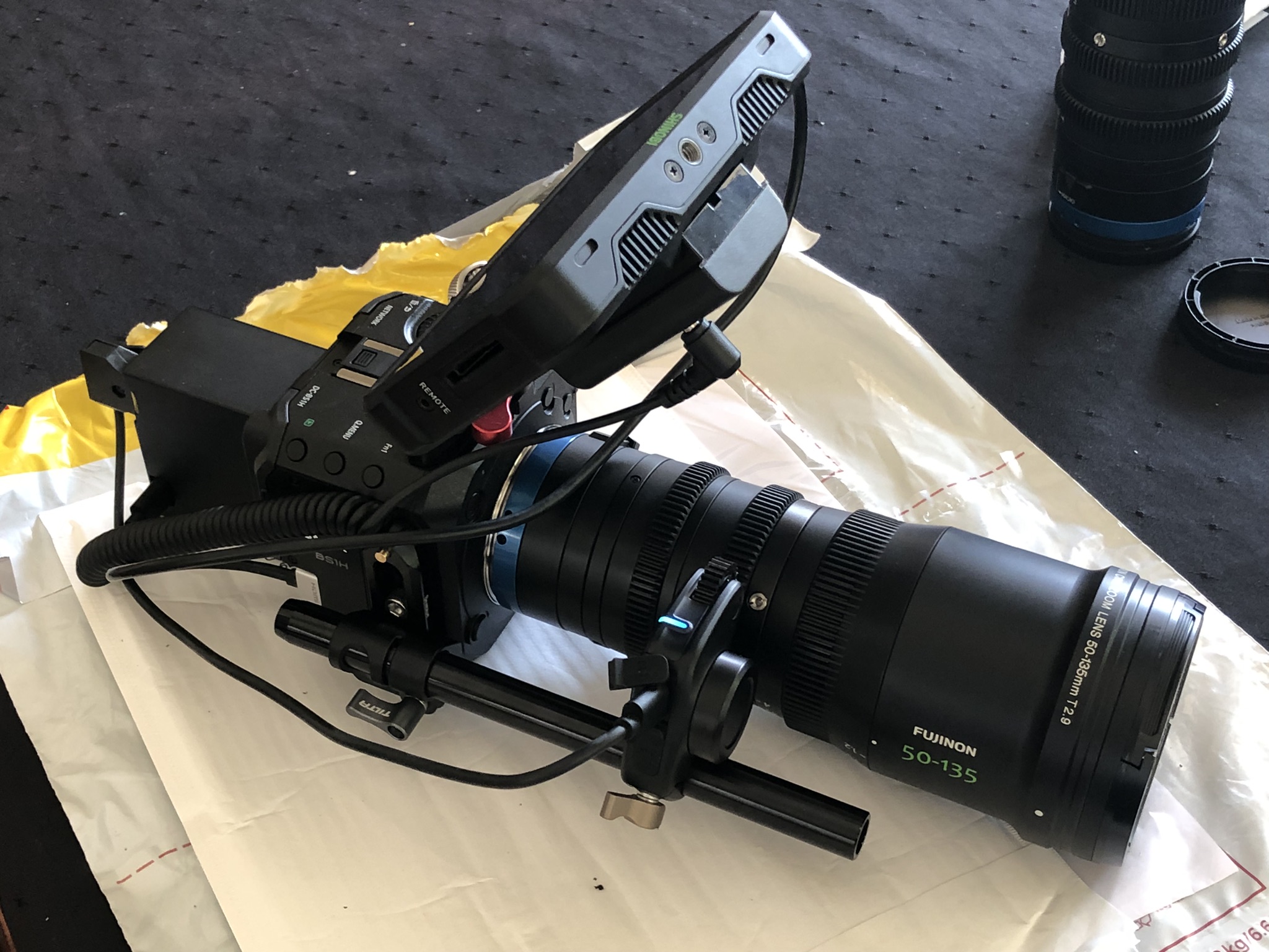 MK50-135mm on Lumix BS1H with Nucleus Nano2 follow focus motors