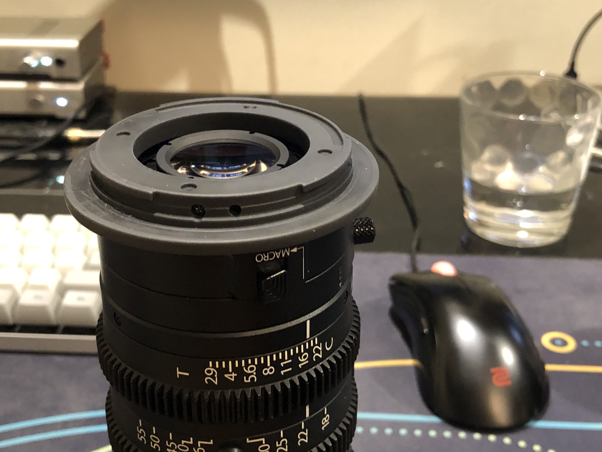 Printed prototype test-fit to MK zoom